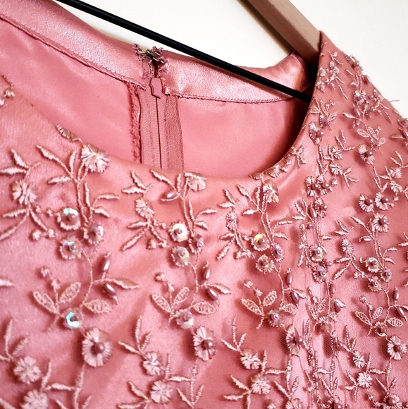 Beaded Lace Boho Blouse - Pink - Picture 6 of 6